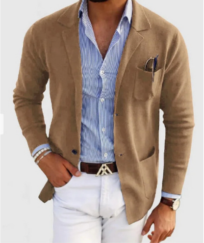 Eveloria Herren Blazer mit Brusttasche