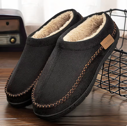 Herren Memory Foam Hausschuhe Warmfutter Rutschfeste Sohle