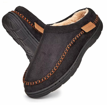 Herren Memory Foam Hausschuhe Warmfutter Rutschfeste Sohle