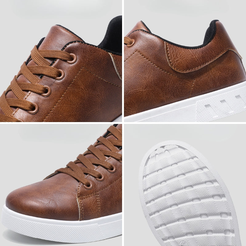 Schnürsneaker – Niedrige Sneaker aus Kunstleder für Männer-Chaps Herrenmode