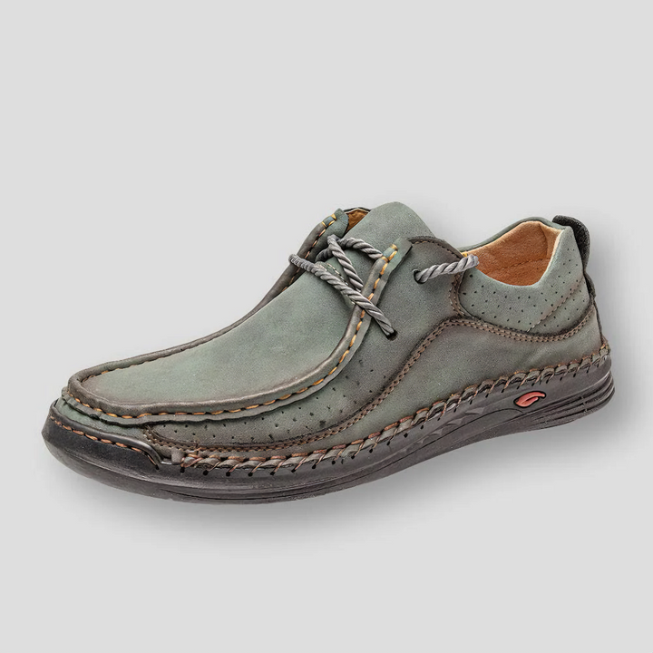 Herren Slip-On Schuhe Rutschfest Schwarz - Eveloria