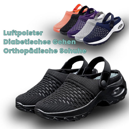 Eveloria Damen Orthopädische Laufschuhe Luftpolster Deutsches Leder