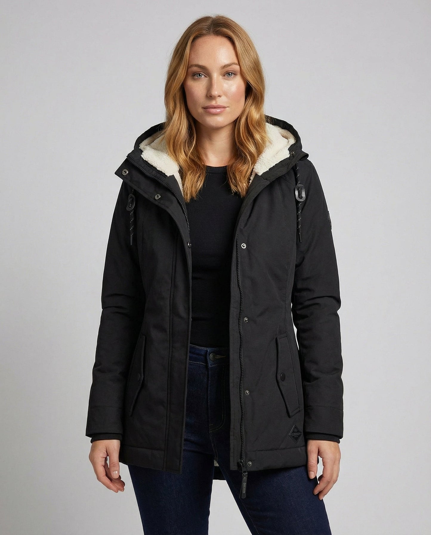 Damen Winterjacke Lang Gefüttert - Eveloria