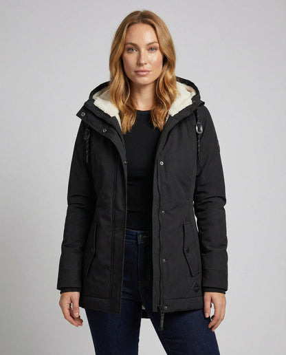 Damen Winterjacke Lang Gefüttert - Eveloria