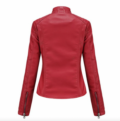 Damen Lederjacke Elegant Leder