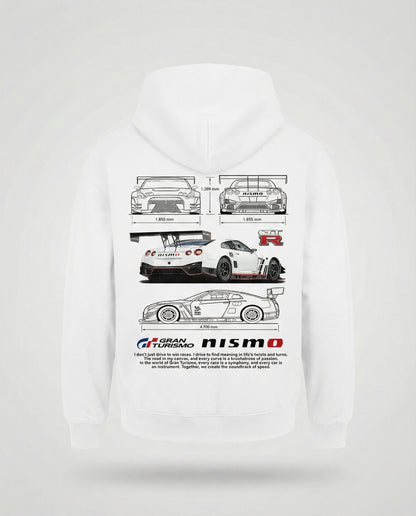 Herren Oversized Rennhoodie
