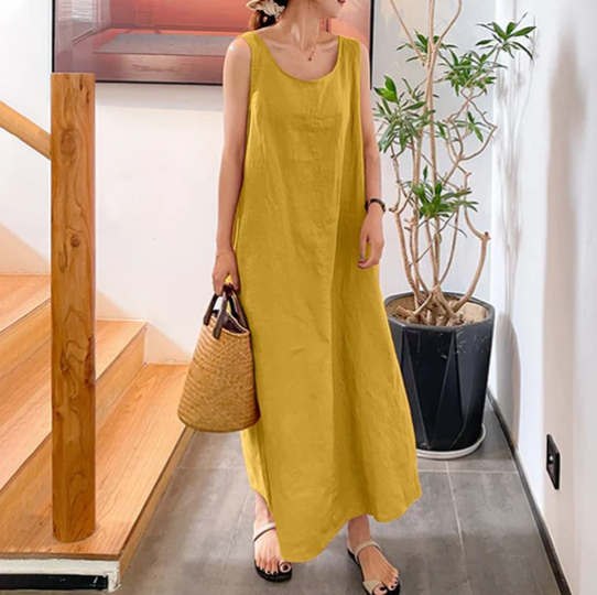 Eveloria Damen Ärmelloses Kleid Stilvoll