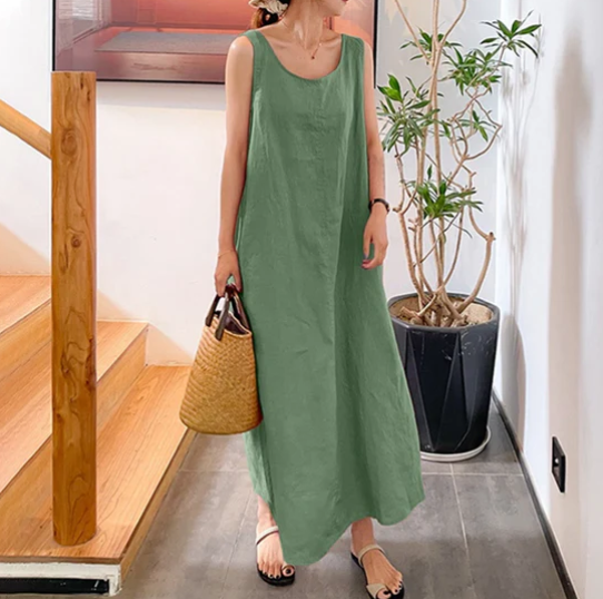 Eveloria Damen Ärmelloses Kleid Stilvoll