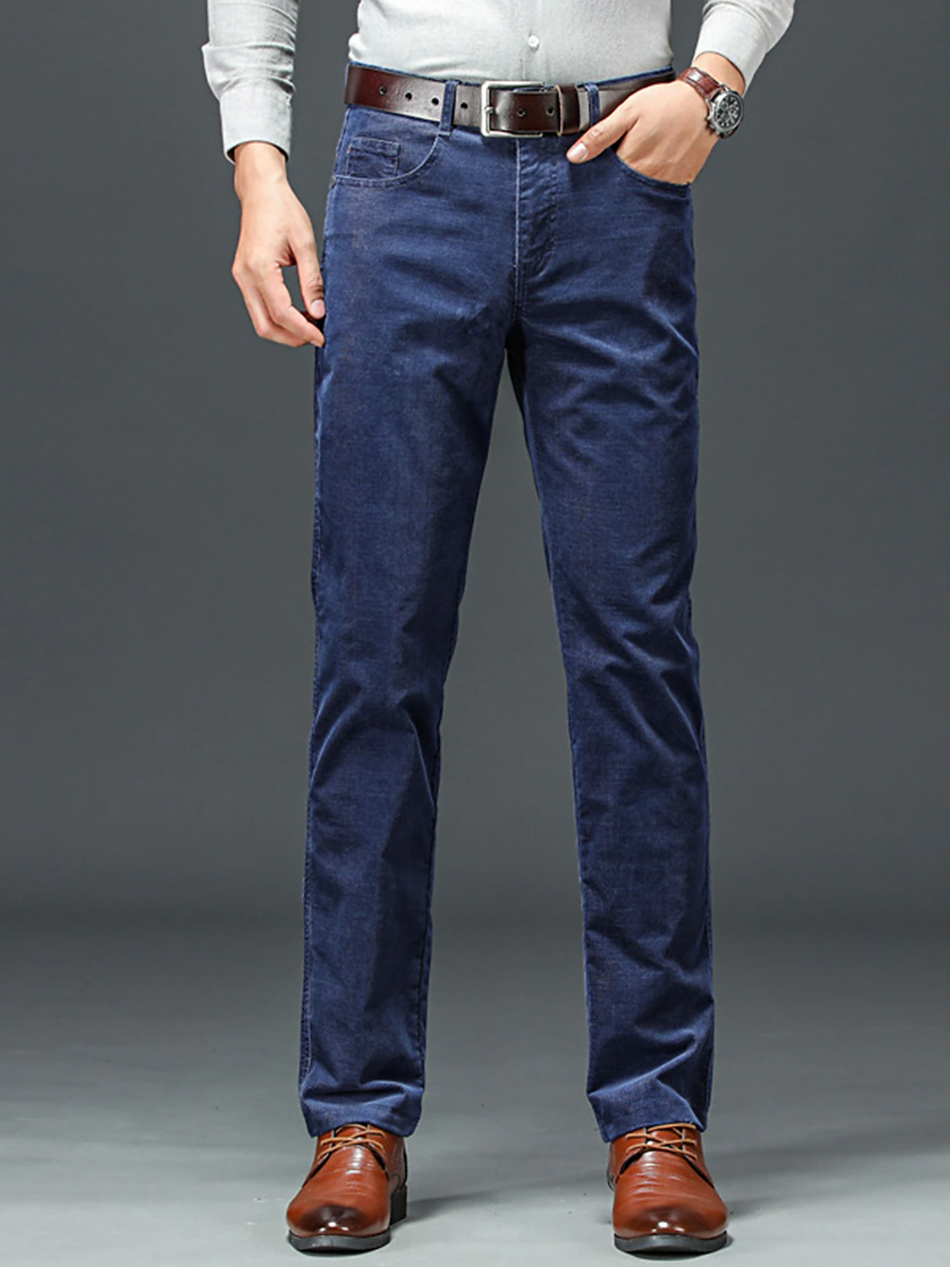 Herren Arbeitshosen Slim Fit Stretch dunkelblau