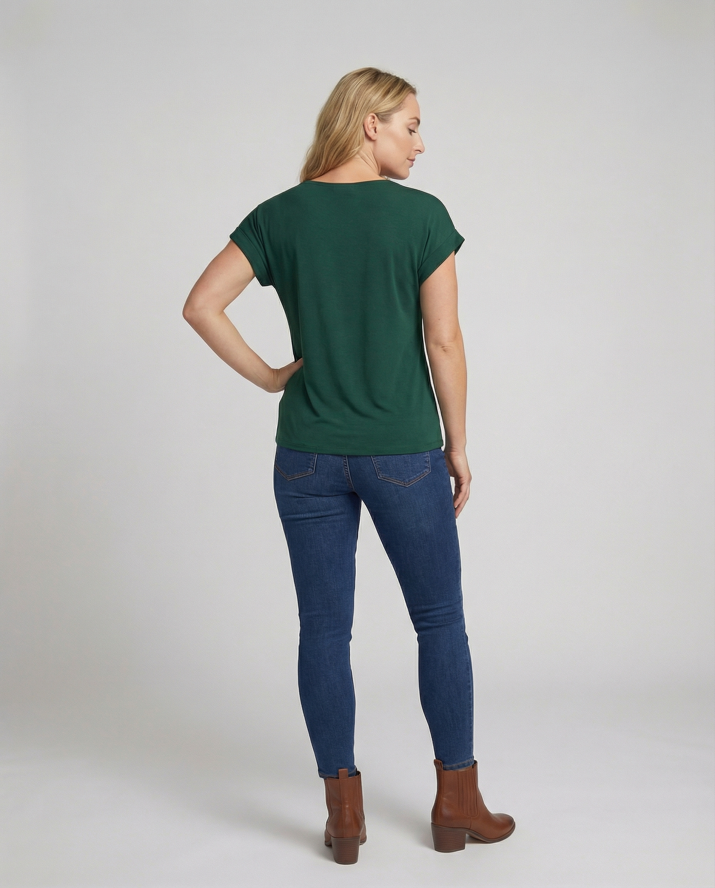 Elegante Damen V-Ausschnitt Bluse