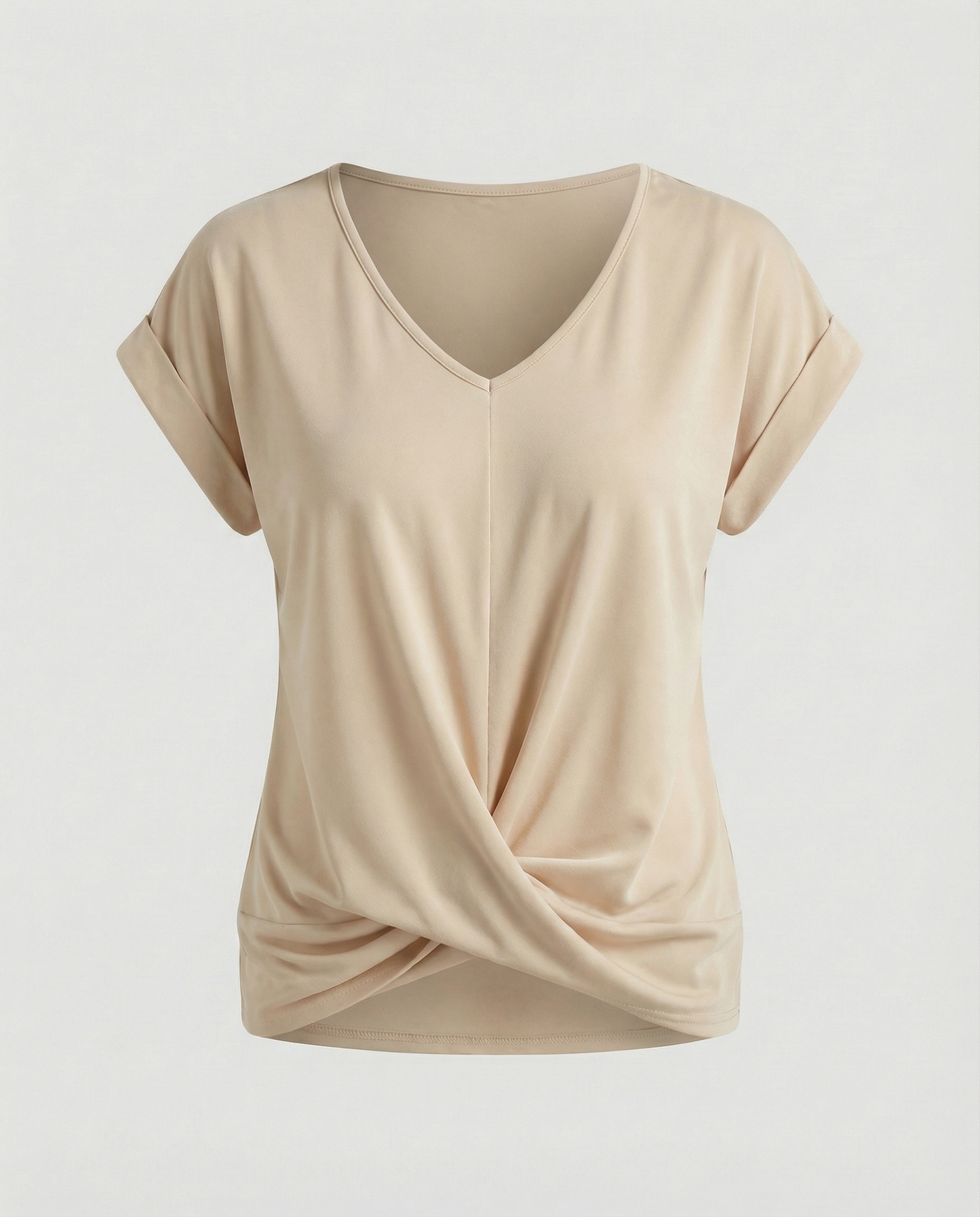 Elegante Damen V-Ausschnitt Bluse