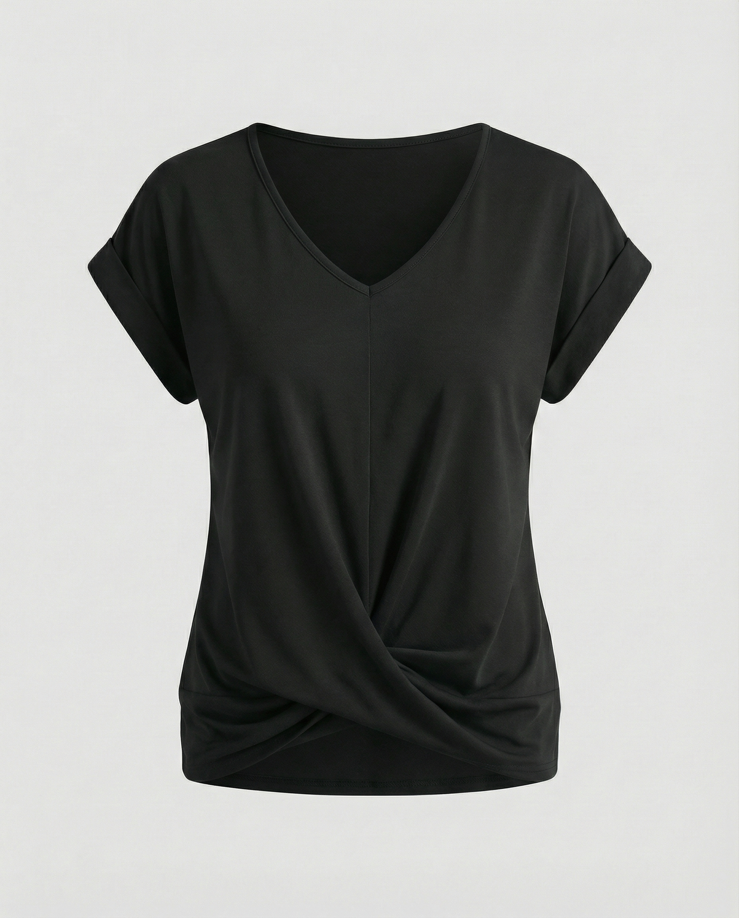 Elegante Damen V-Ausschnitt Bluse