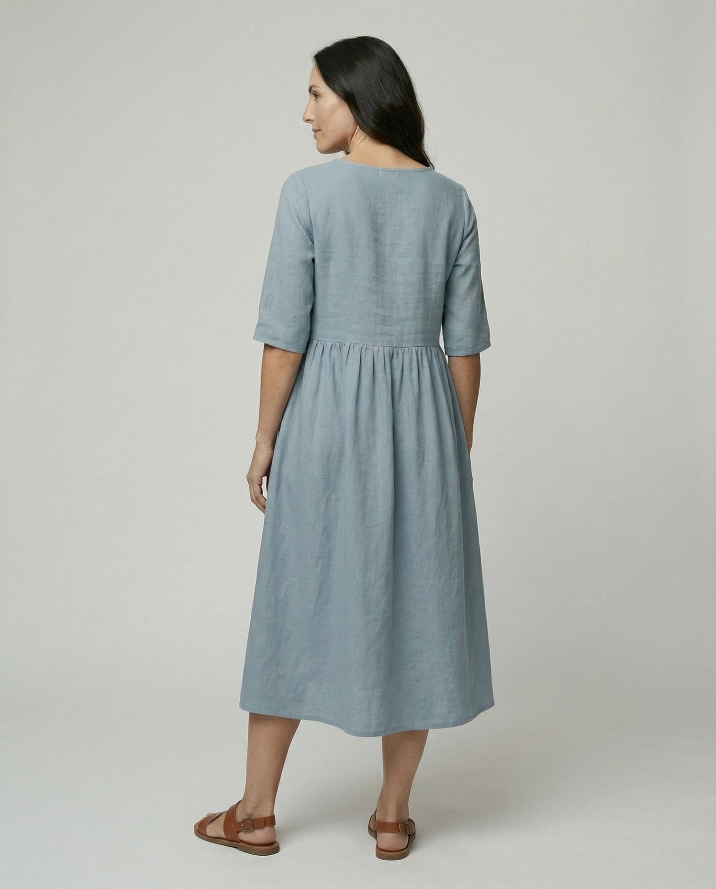 Eveloria Damen Sommerkleid Leicht Lockeres Design