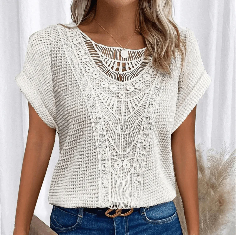 Eveloria Damen Bluse Leicht Luftig