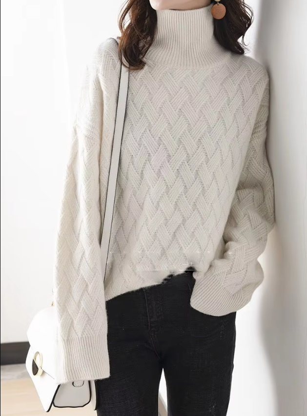 Damen Rollkragenpullover Frühjahr