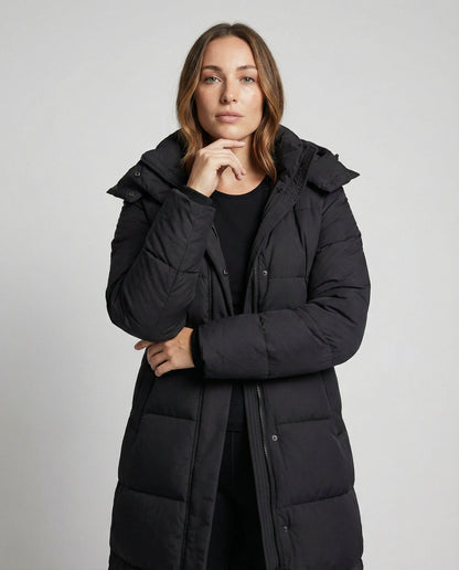 Damen Daunenjacke Lang