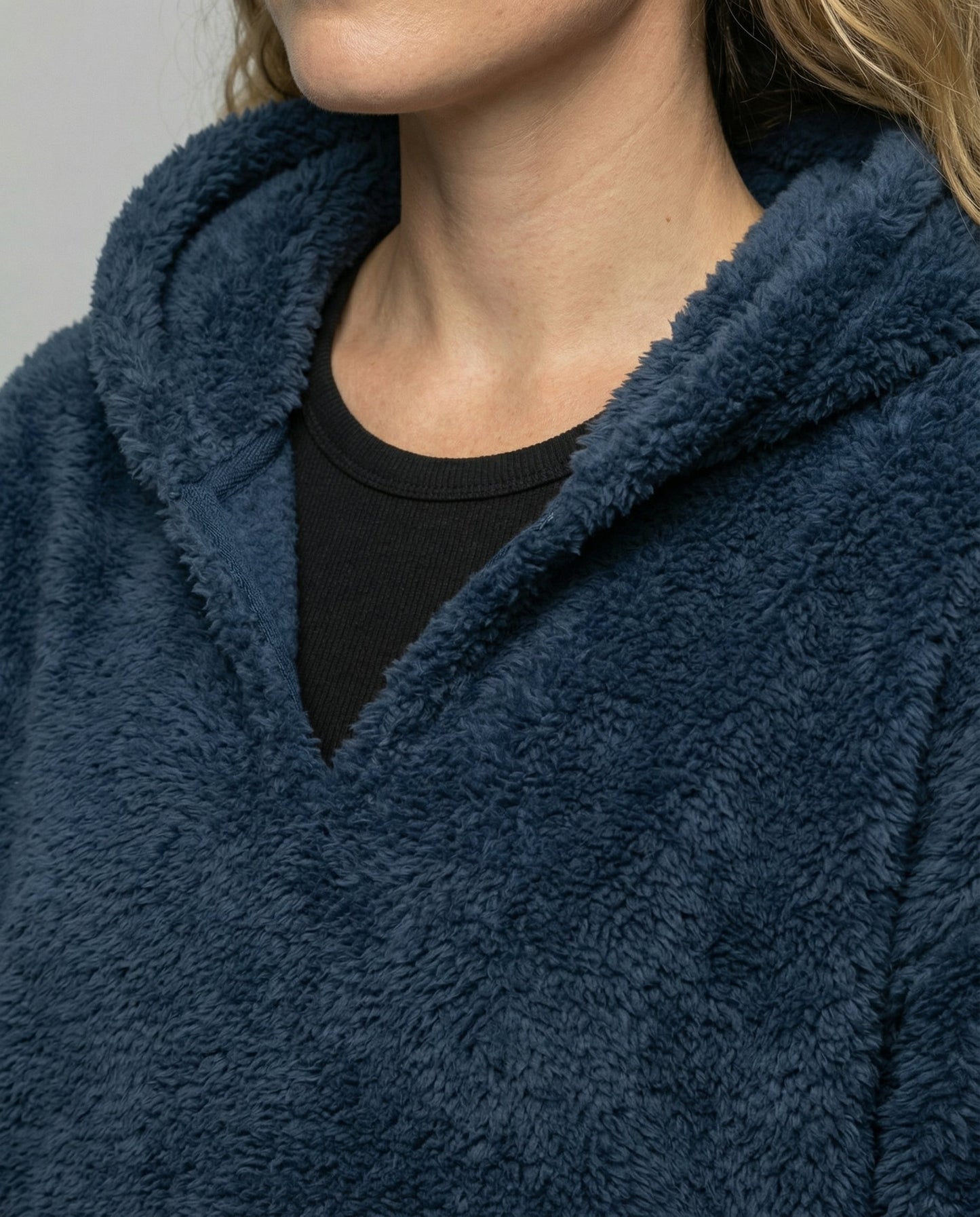 Unisex Oversize Flanell-Hoodie