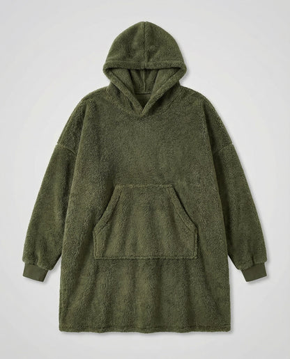 Unisex Oversize Flanell-Hoodie