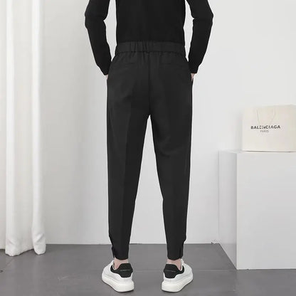 Herren Bundfaltenhose Modern
