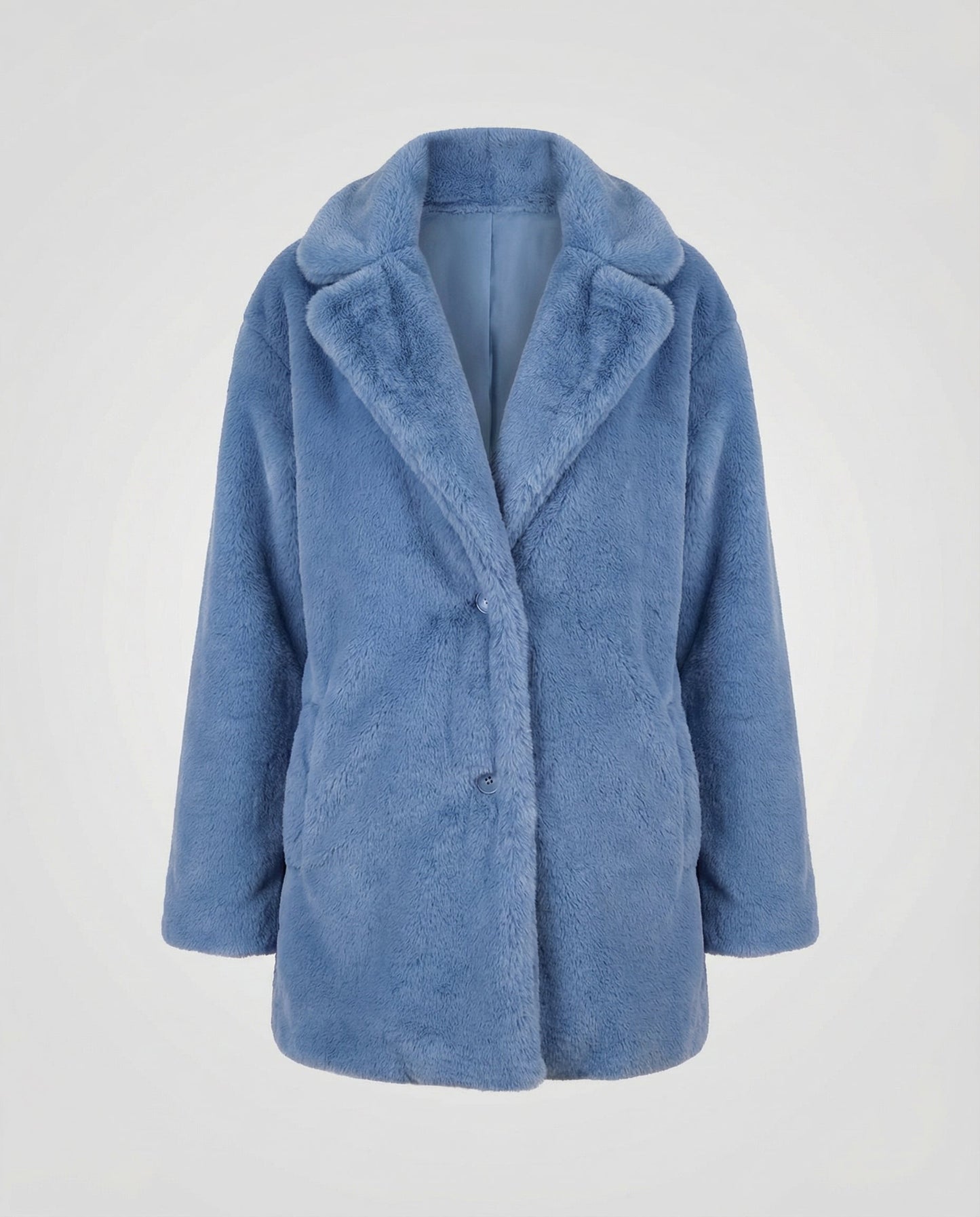 Damen Faux-Fur-Winterjacke Kunstfell