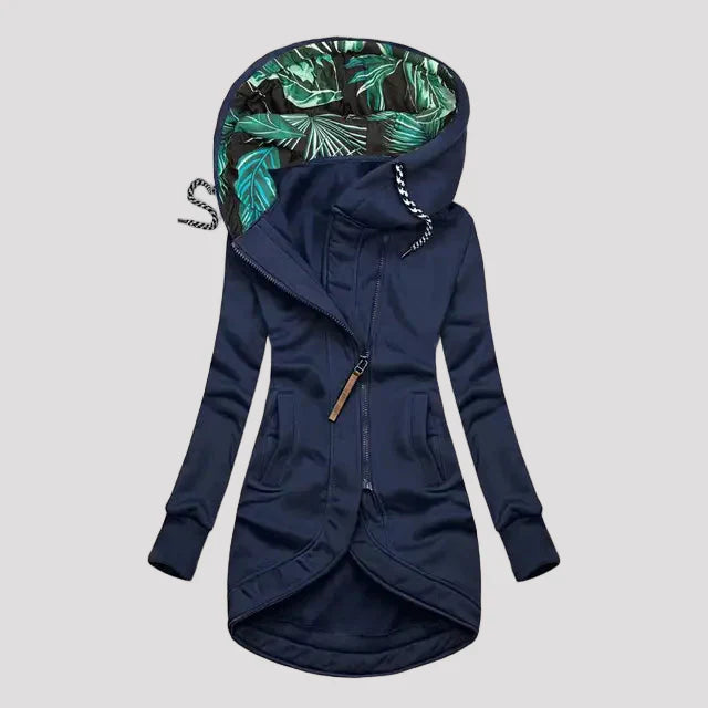Eveloria Damen Winterjacke Stylisch Schwarz - Eveloria