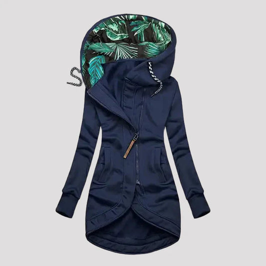 Eveloria Damen Winterjacke Stylisch Schwarz - Eveloria