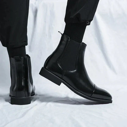 Eveloria Herren Stiefel Leder