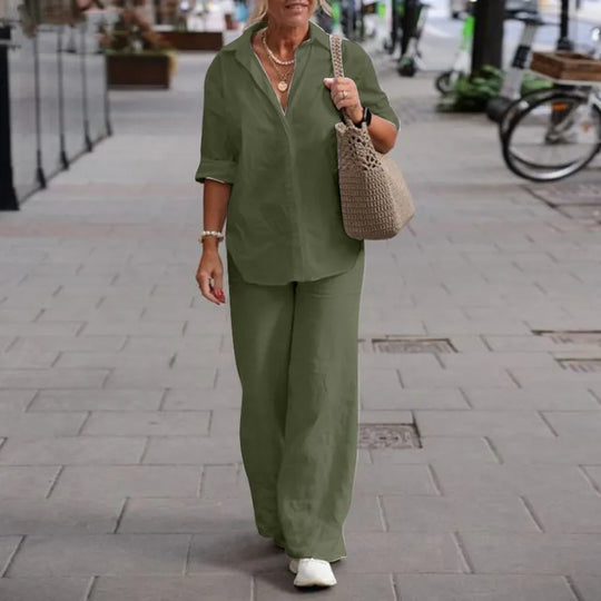 Eveloria Damen Zweiteiler Set Lässig