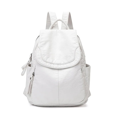 Eveloria Rucksack Gewaschenes Leder Braun