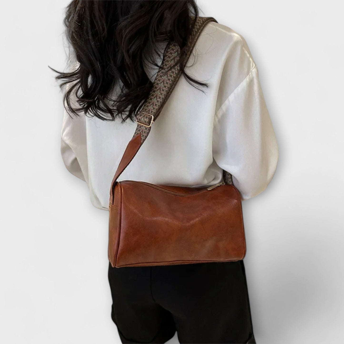 Anke Damen Schultertasche Alltag Leder