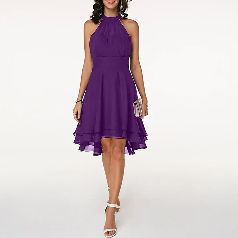 Eveloria Damenkleid Rüschenkleid Charmant Blumenmuster