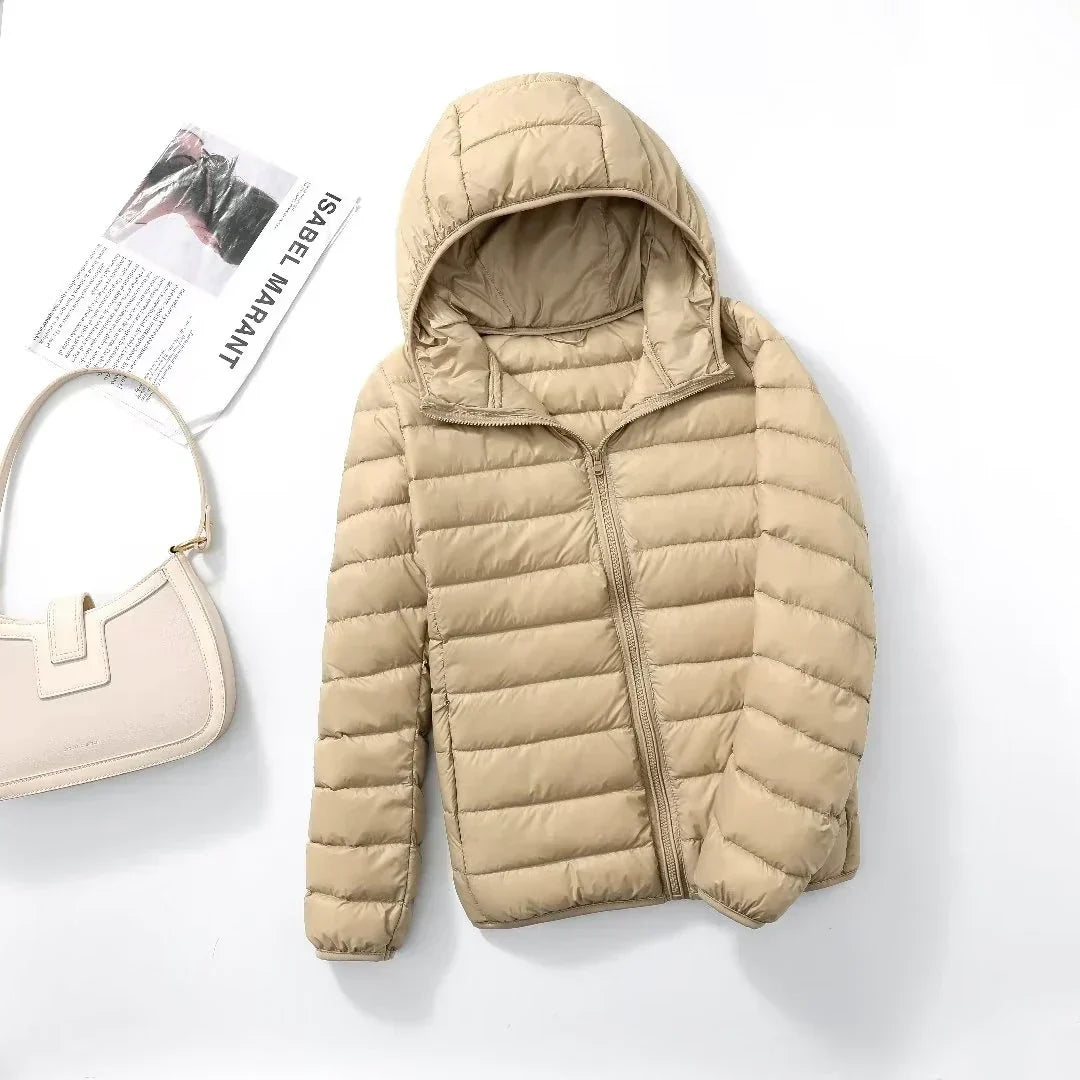 Damen Leichte Daunenjacke Herbst Winter