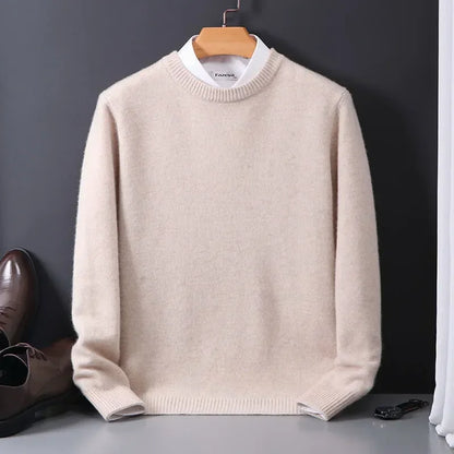 Herren Kurzarm-Pullover Warm