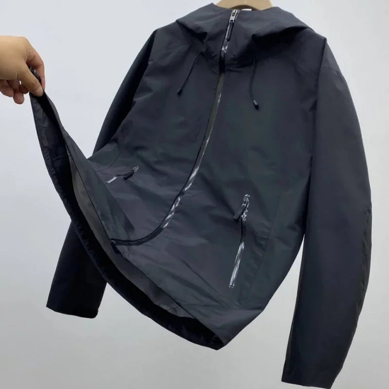 Herren Leichte Wasserdichte Outdoor Shell Jacke