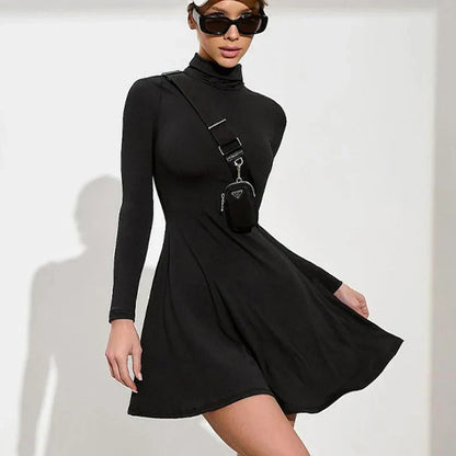Schwarze DamenkleiderSexy Abendkleid Schwarz - Eveloria