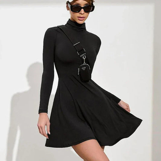 Schwarze DamenkleiderSexy Abendkleid Schwarz - Eveloria