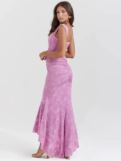 Eveloria Damen Gerafftes Korsettkleid Tiefes Dekolleté