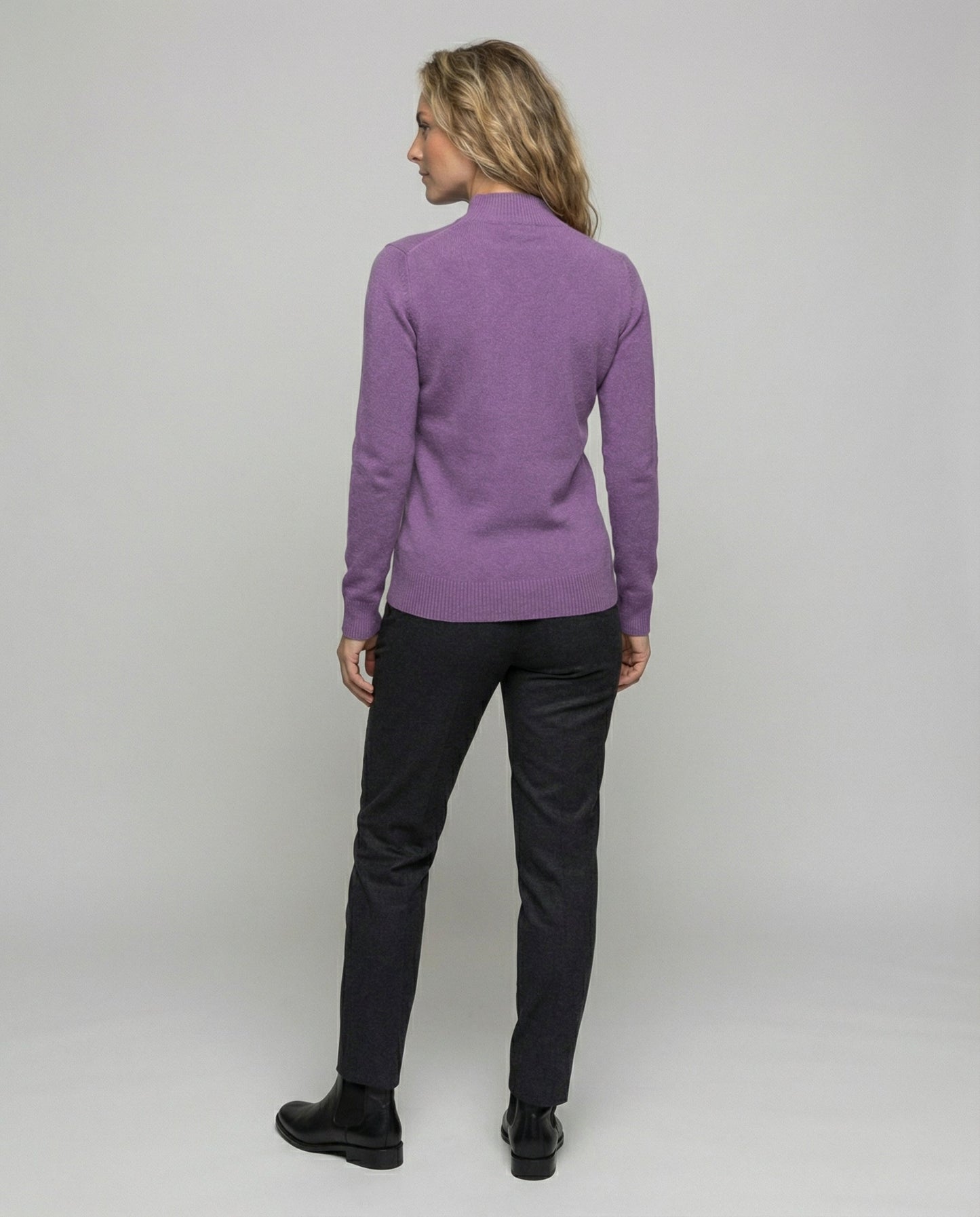 Damen Schurwolle Pullover Warm