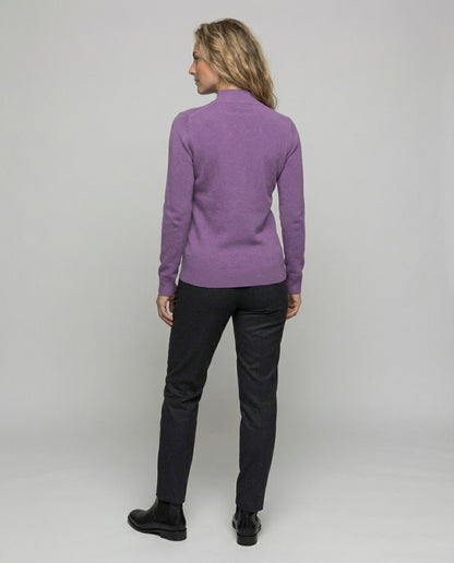 Damen Schurwolle Pullover Warm