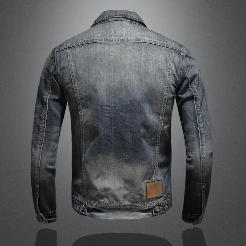 Eveloria Damen Retro-Jeansjacke