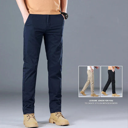 Herren Baumwollhose Slim Fit