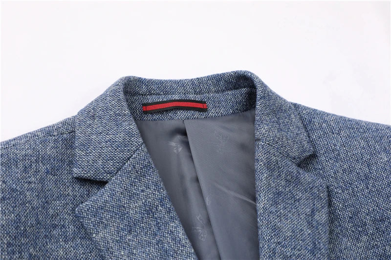 Herren Blazer Grau Elegantes Design