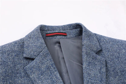 Herren Blazer Grau Elegantes Design
