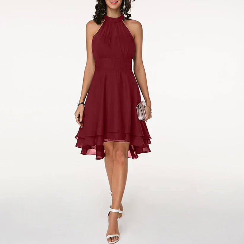 Eveloria Damenkleid Rüschenkleid Charmant Blumenmuster