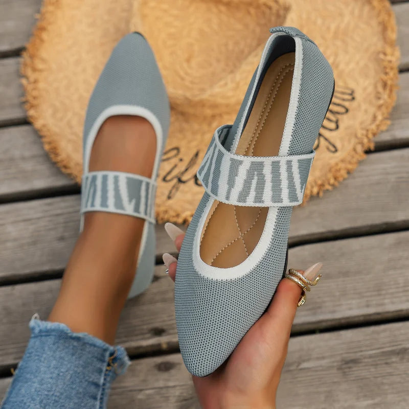 Eveloria Damen Sommerschuhe Elegantes Leder Beige