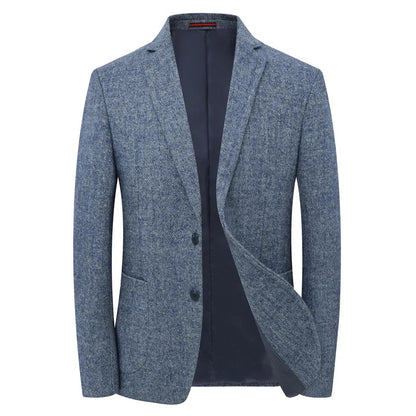 Herren Blazer Grau Elegantes Design