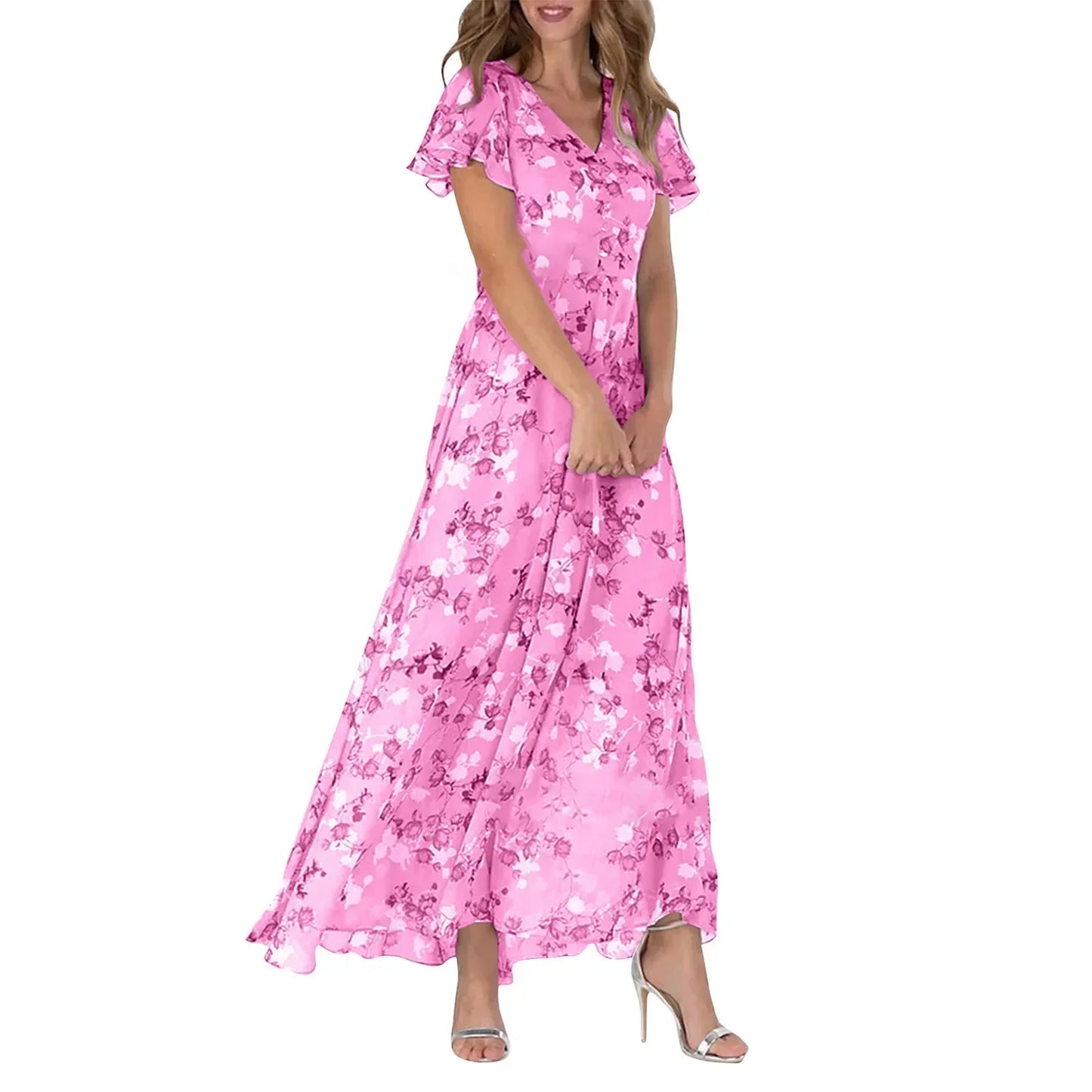 Eveloria Damen Sommerkleid Leicht Pastell