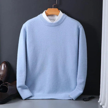 Herren Kurzarm-Pullover Warm
