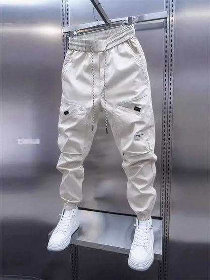 Herren Cargo-Jogginghose Mit Kordelzug
