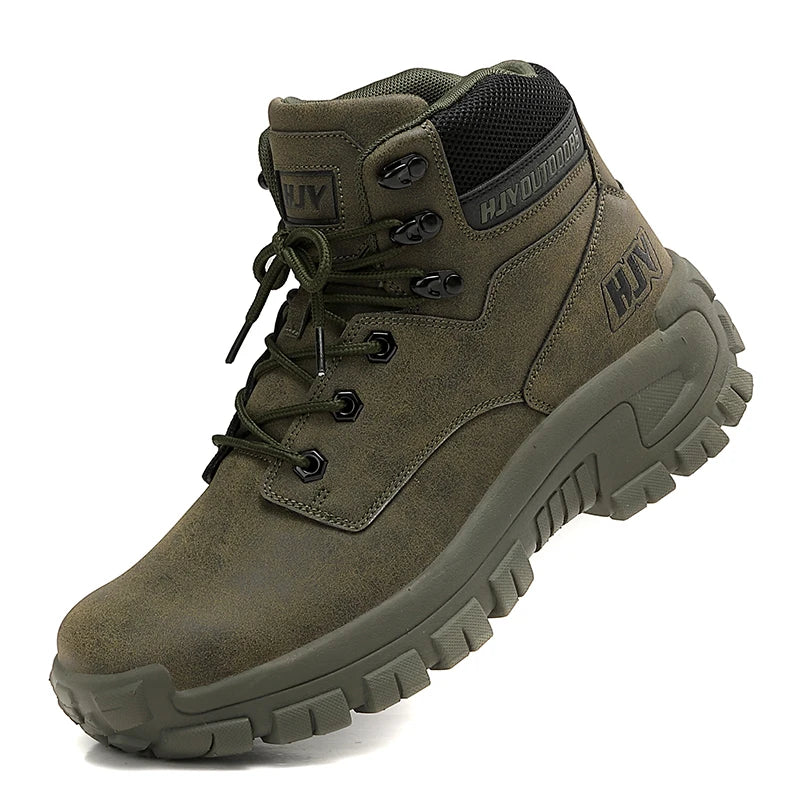Herren High- Wanderschuhe Rutschfest Robust Outdoor